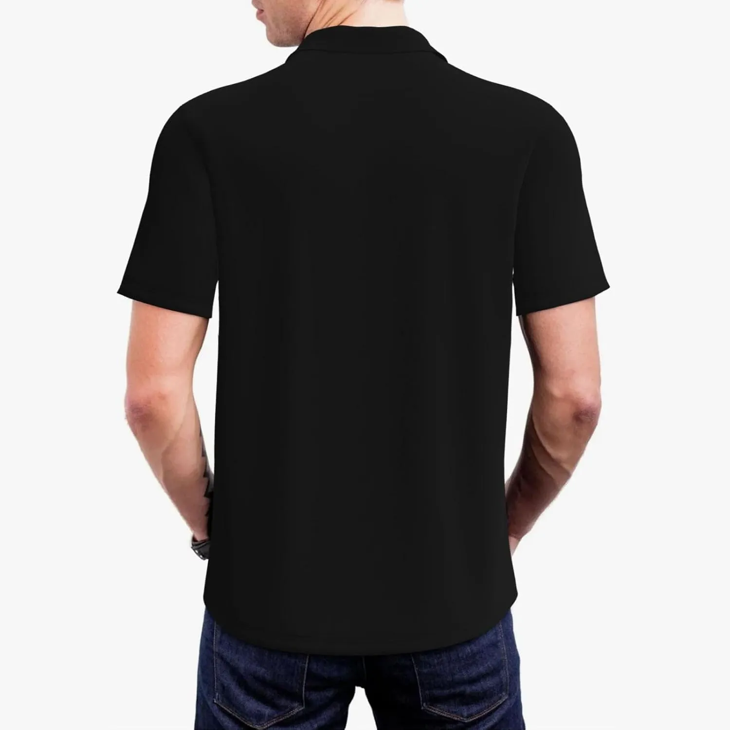 Custom Polo Shirt for Men Design Your Own Personalized Golf T Shirts Tee Front Print Text Photo Logo Name