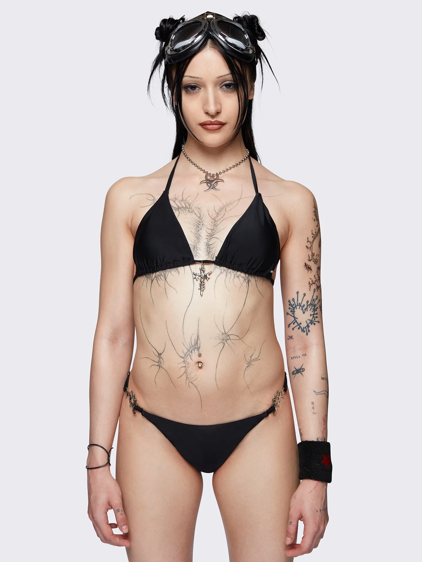 Darcy Metal Trim Bikini Bottoms