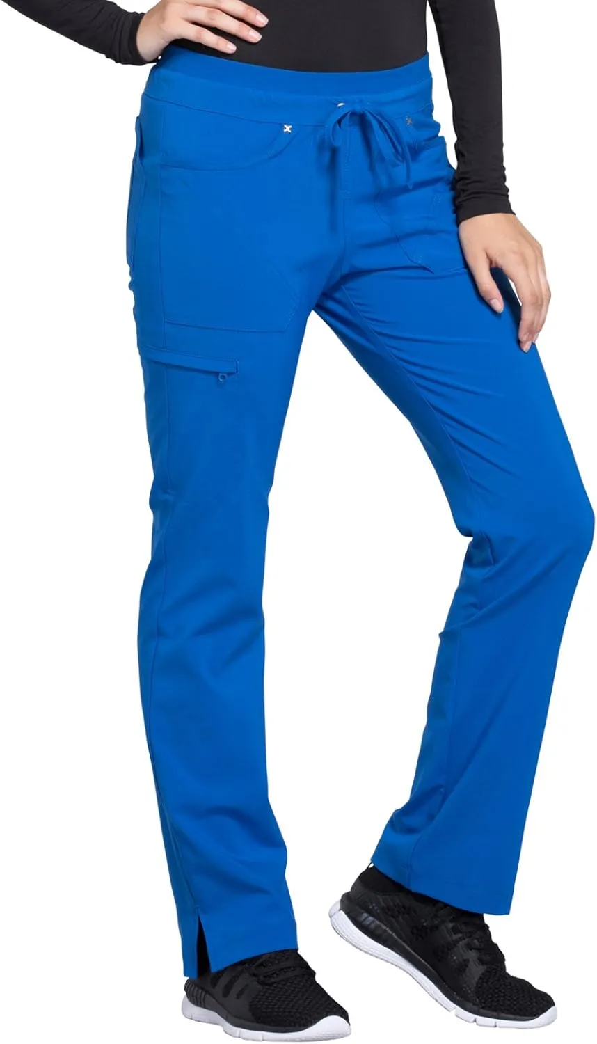 Iflex by Cherokee Scrubs for Women, Drawstring Tapered Leg Scrub Pants CK010