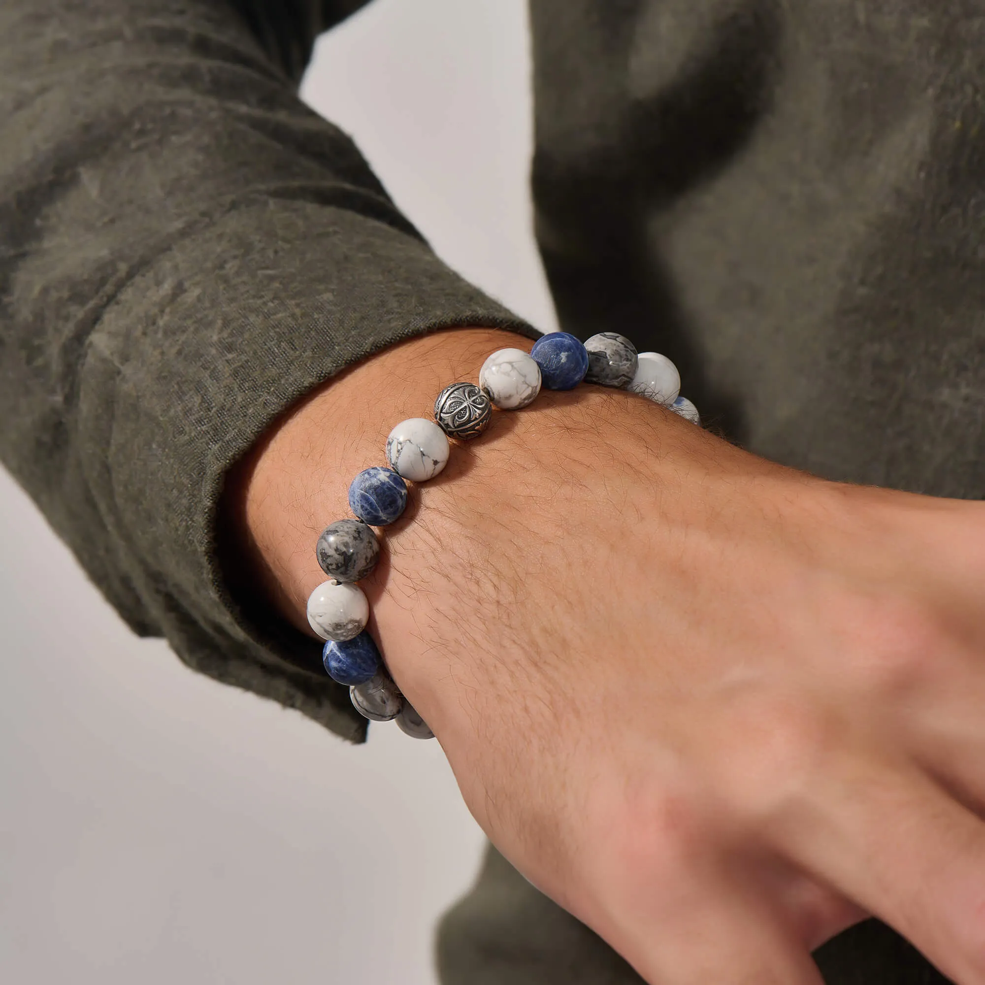 Multistone Apex Beaded Bracelet