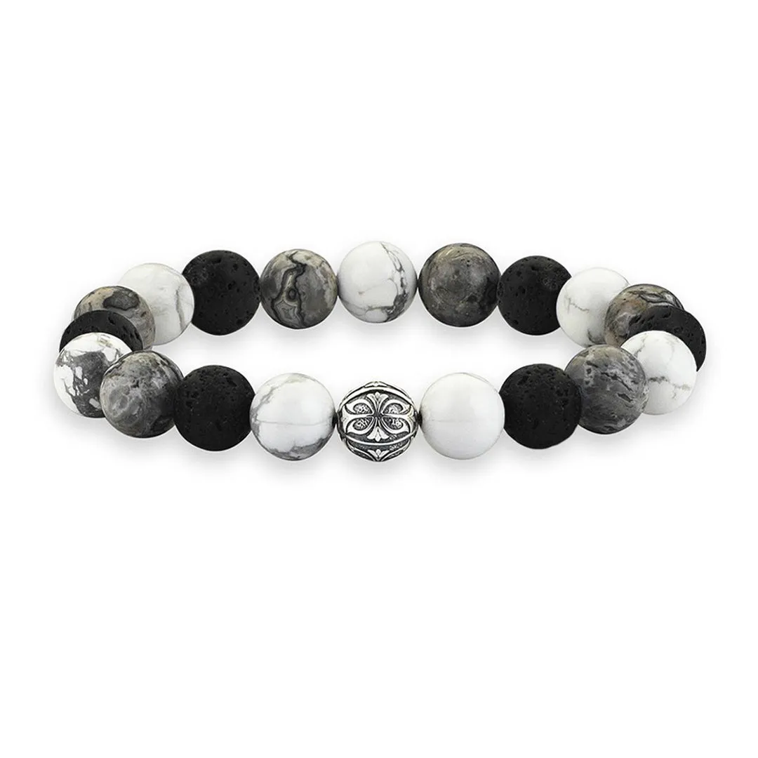Multistone Apex Beaded Bracelet