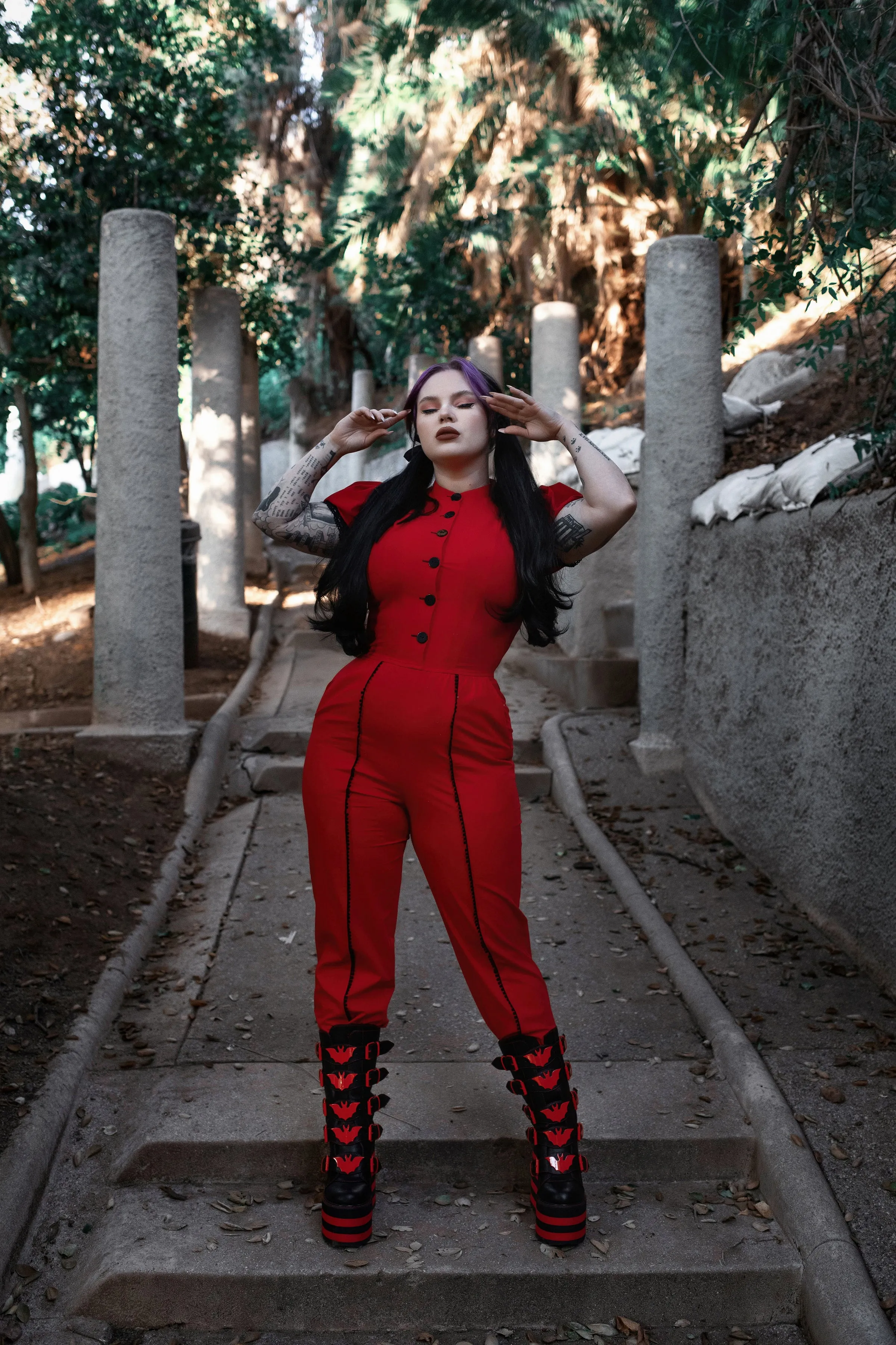 Ringmaster Rouge Jumpsuit