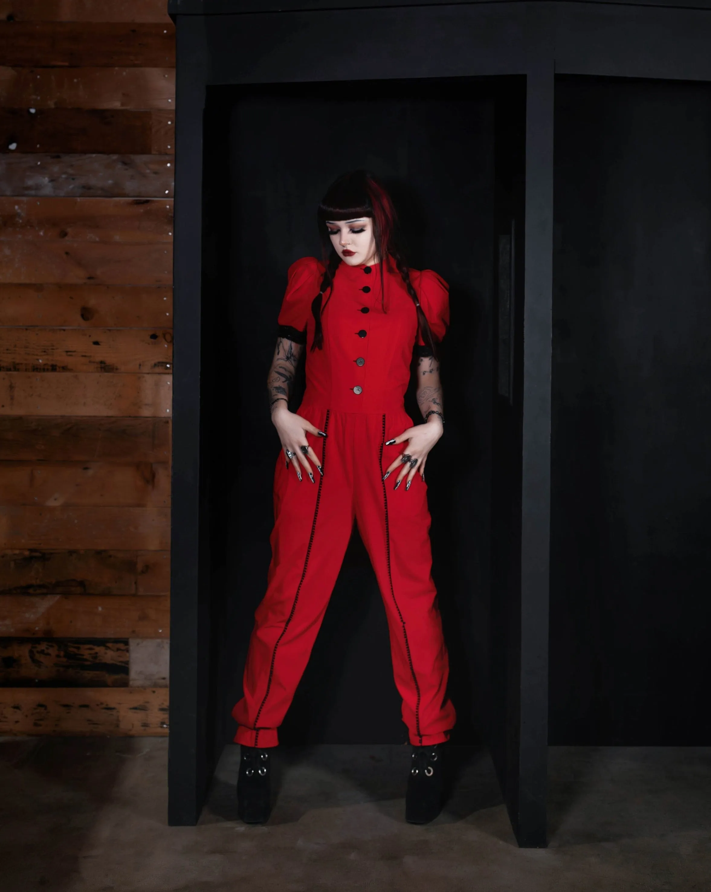 Ringmaster Rouge Jumpsuit