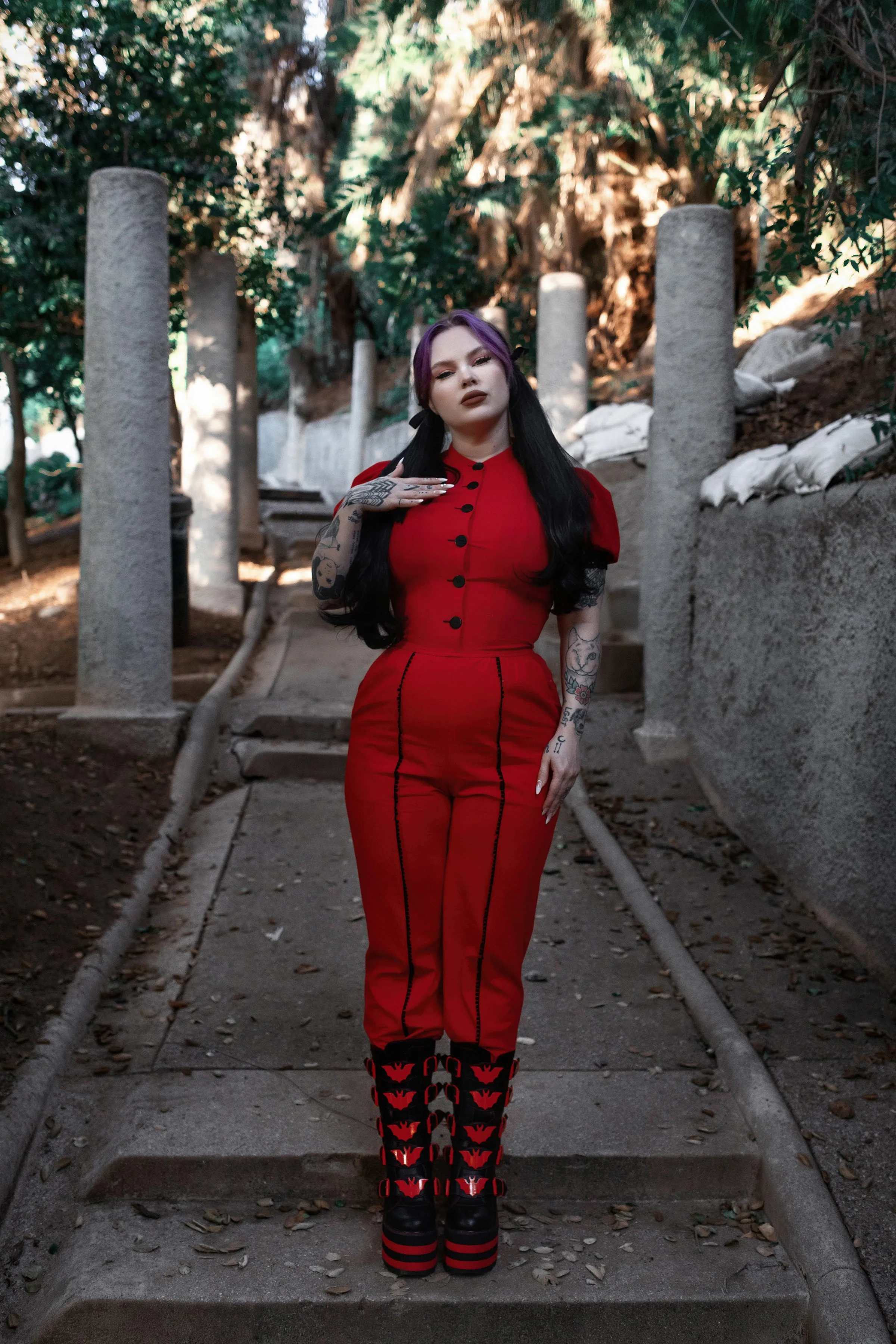 Ringmaster Rouge Jumpsuit