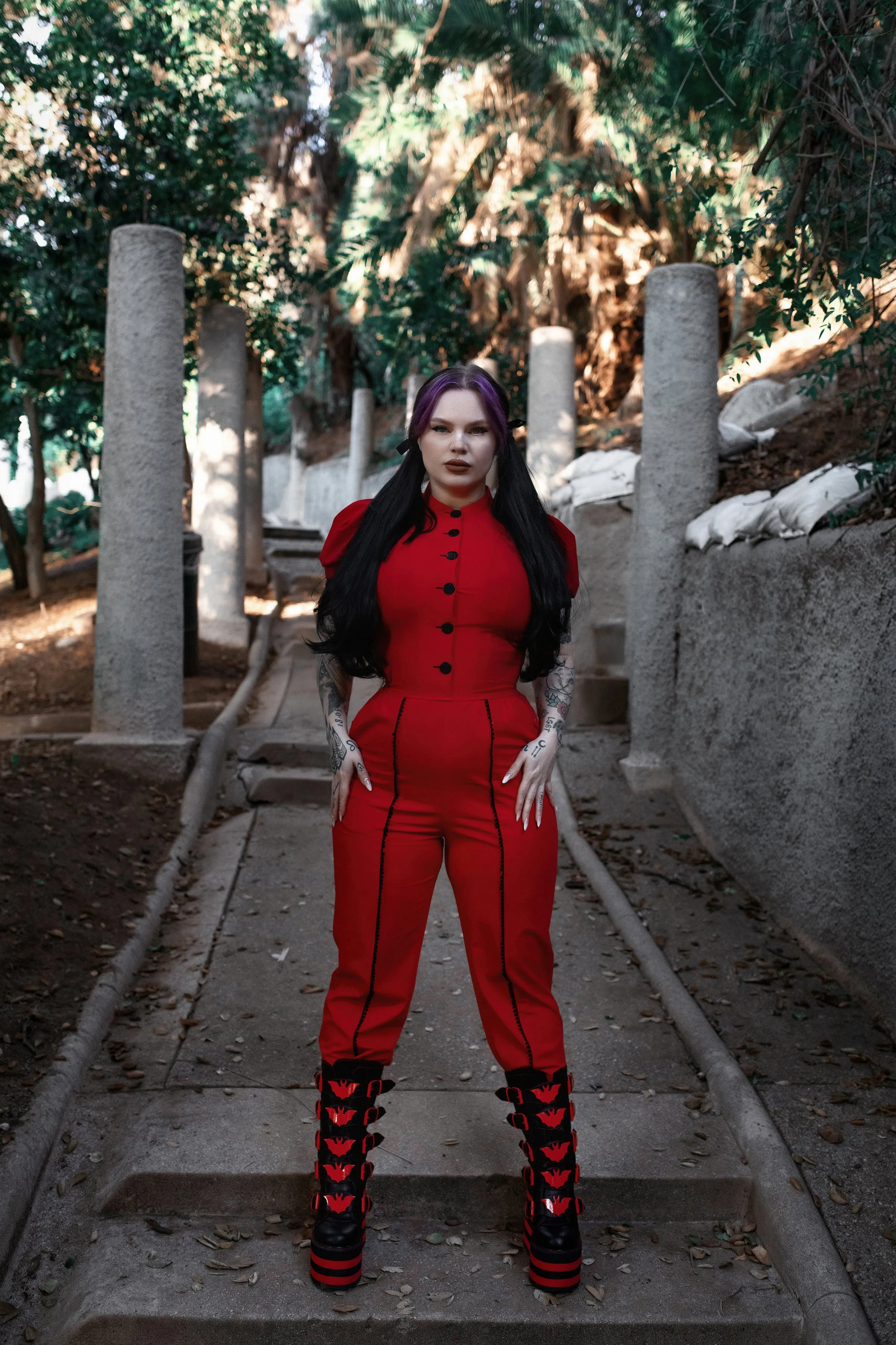 Ringmaster Rouge Jumpsuit