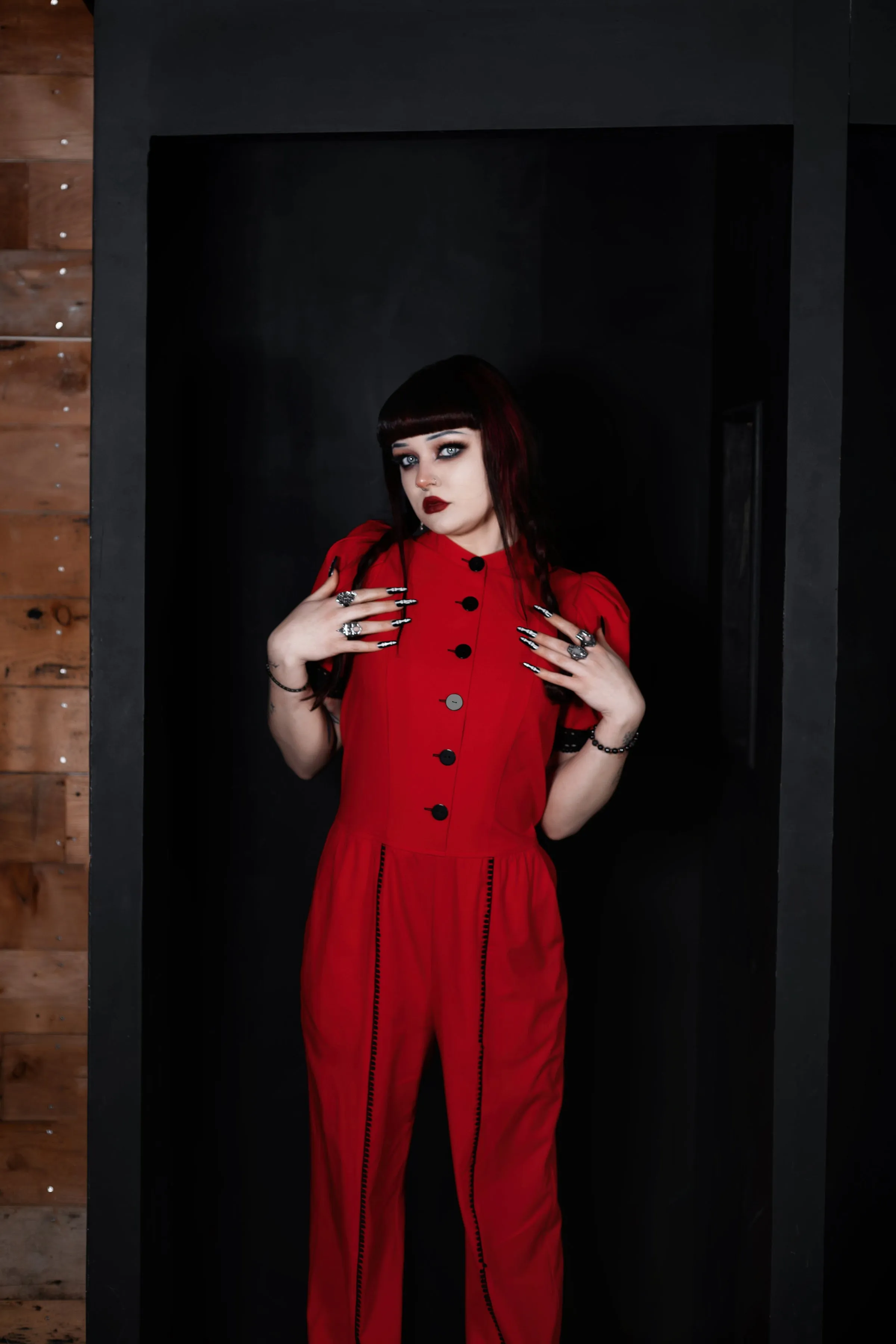 Ringmaster Rouge Jumpsuit