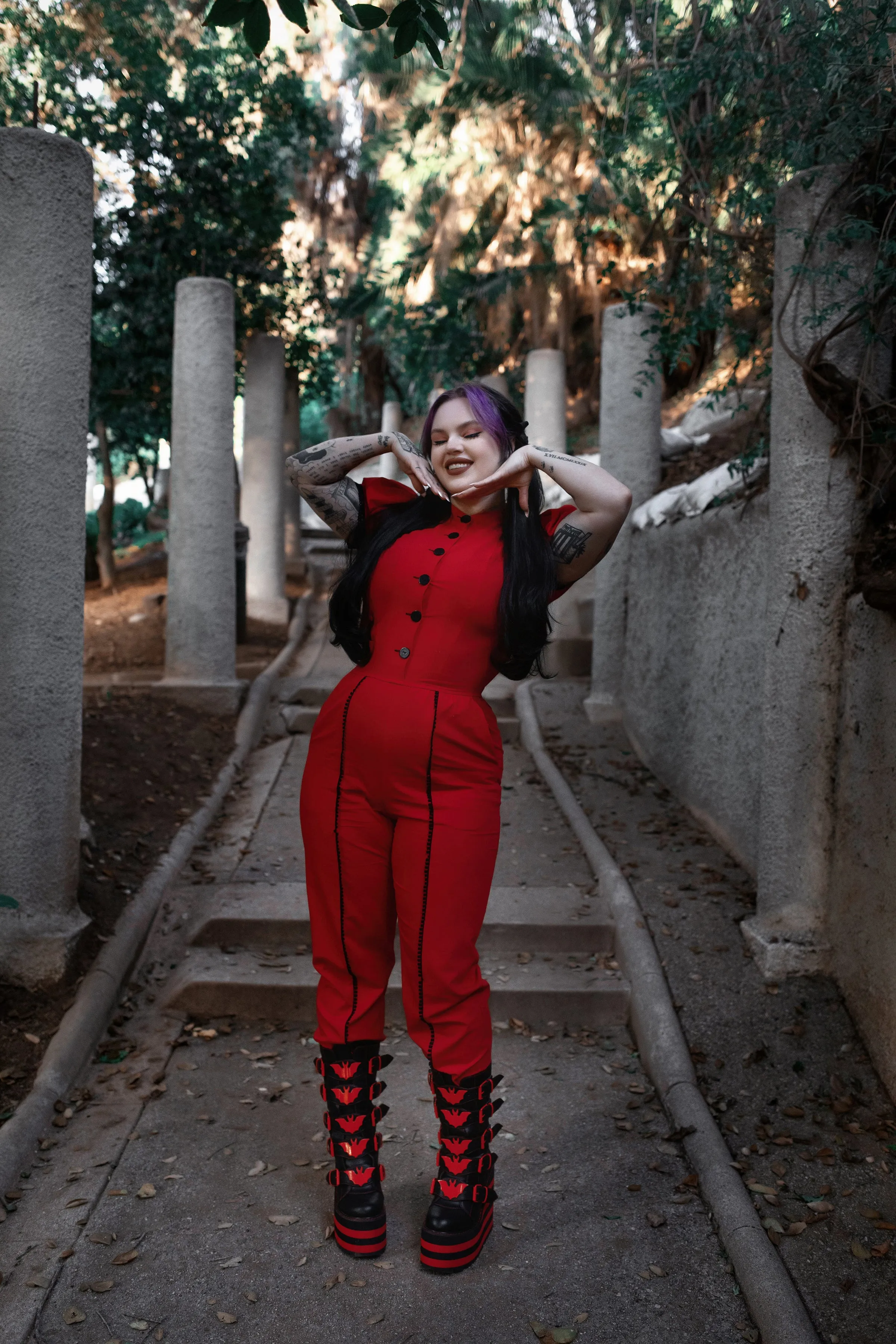 Ringmaster Rouge Jumpsuit
