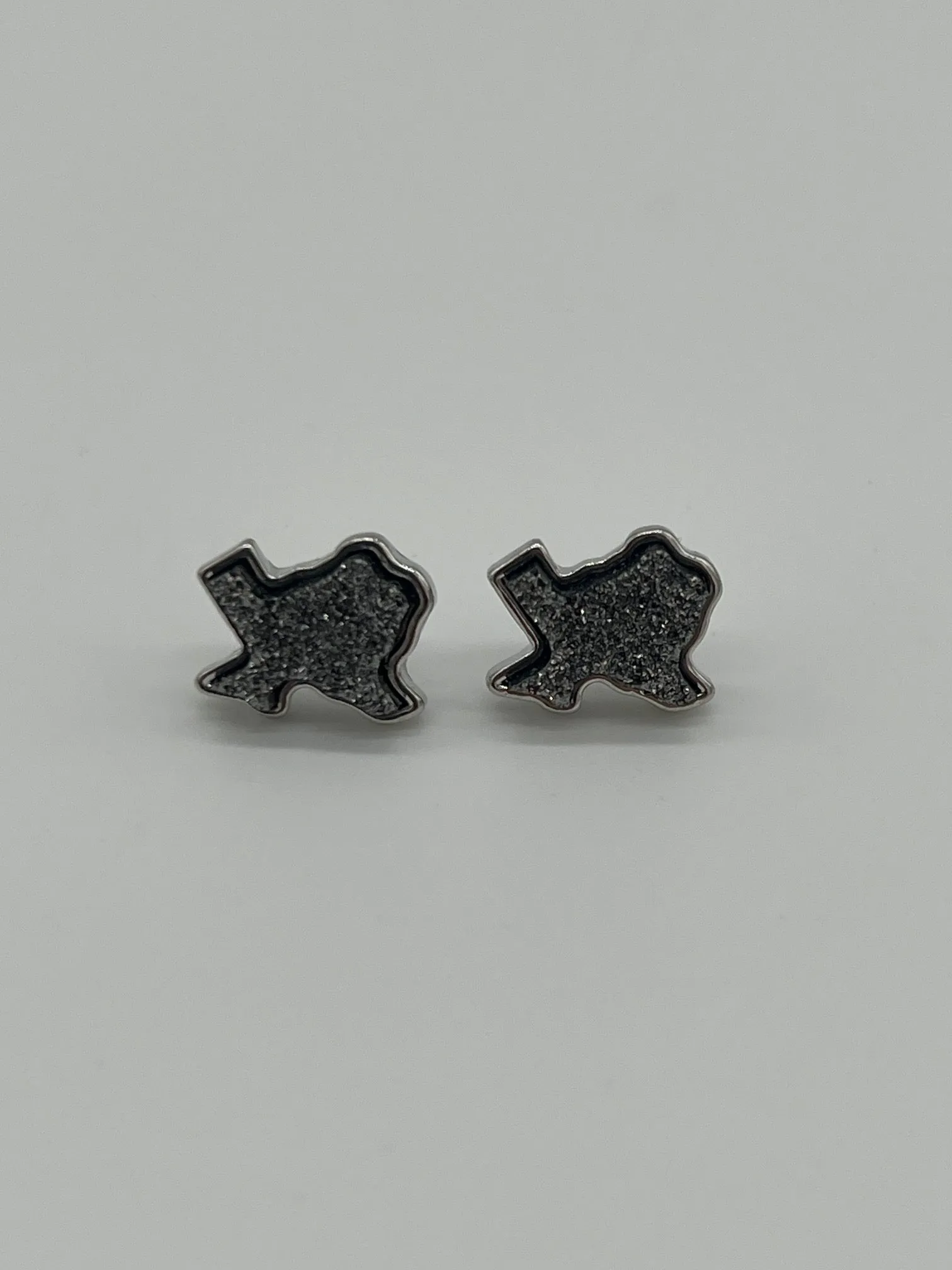 Texas Druzy Studs - Black