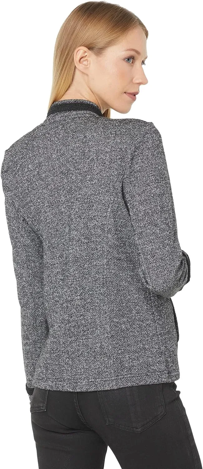 Tommy Hilfiger Band Jacket Marled Black Multi SM (US 4-6)