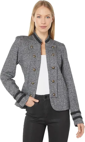 Tommy Hilfiger Band Jacket Marled Black Multi SM (US 4-6)