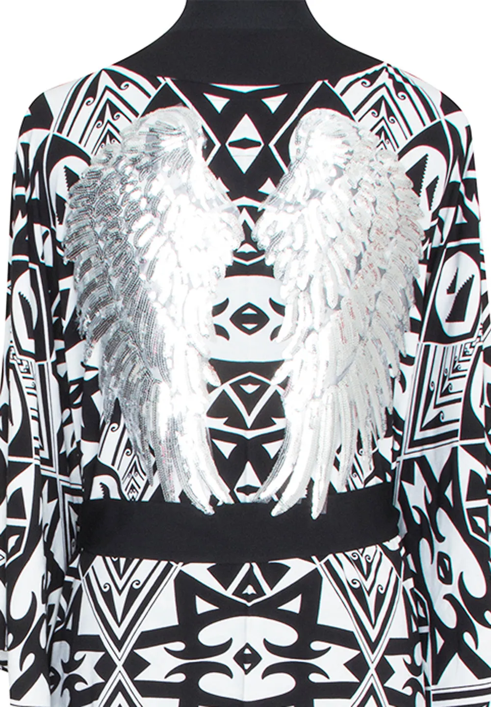Tulum – Tribal Kimono Wings (Black)